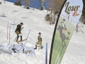 SpektakulÃ¤re Abfahrten wagemutiger Rennfahrer waren zu sehen beim traditionellen Loser Bier Fassdauben Rennen beim LoserhÃ¼tten Steilhang im Skiresort Loser in Altaussee.