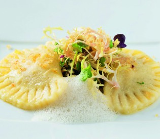 Ravioli mit Topfen