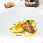 Henkell Sektmenü: Gebratener Zander mit Salbeibutter