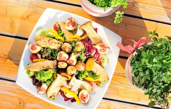 Salatherzen mit Pilzen (vegan) – Maierl-Alm&Chalets