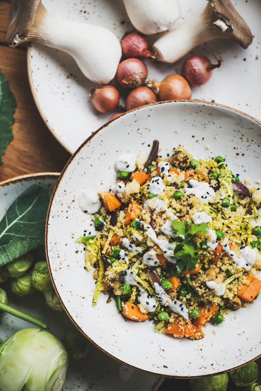 couscous veganes gericht couscous
