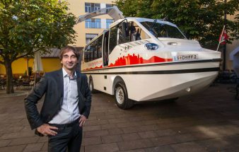 Österreichs erster Amphibienbus